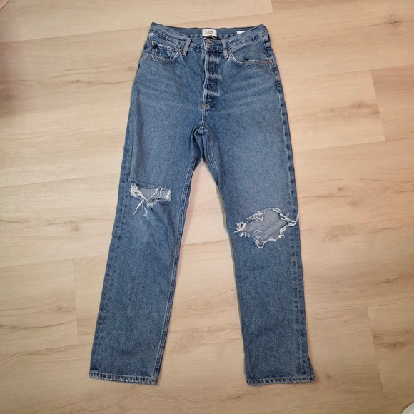 Citizens Of Humanity Denim - Citizens of Humanity Sabine High Rise Vintage Distressed Ripped Jeans Size 27